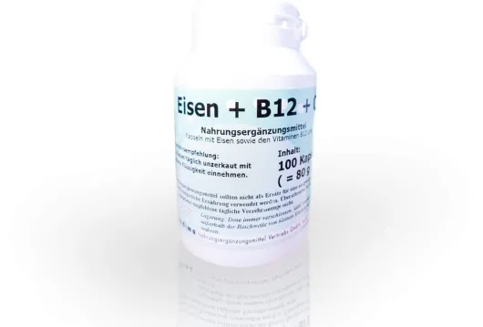Eisen Plus B12 Plus C 100 Kapseln