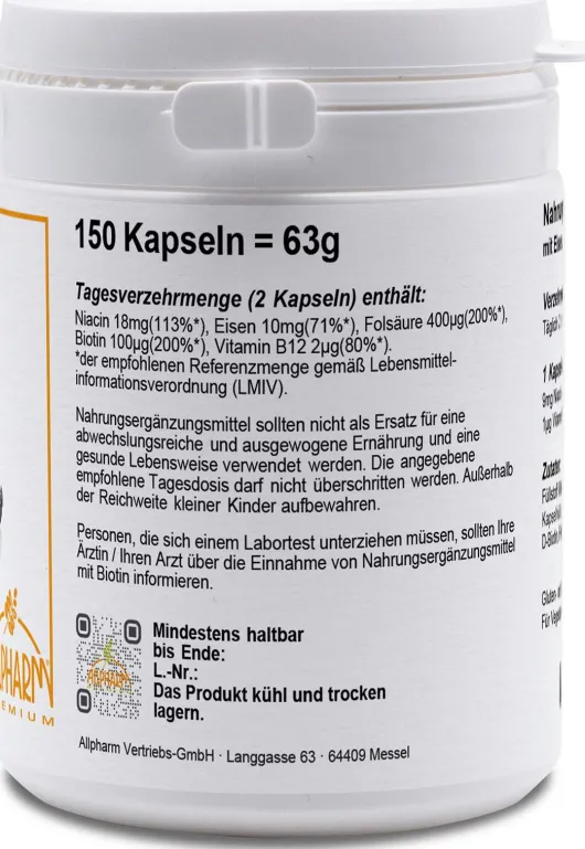 Eisen Plus 150 Kapseln