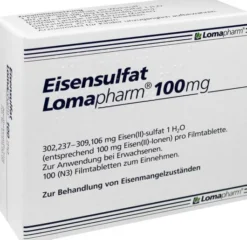 Eisensulfat Lomapharm 100 mg 100 Filmtabletten