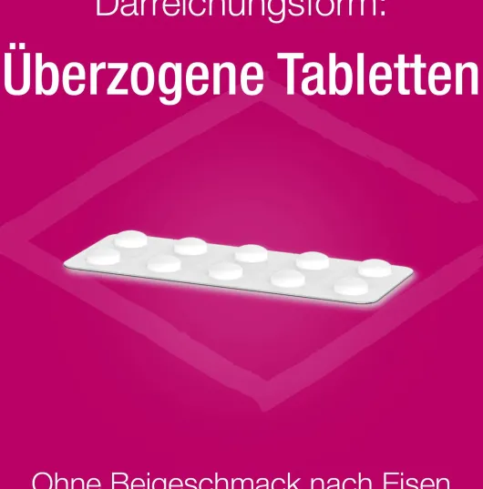 Eisen Verla 35 mg 100 überzogene Tabletten