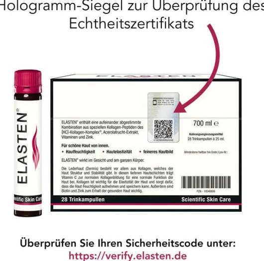 Elasten Trinkampullen 7 Stück