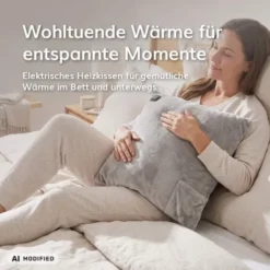 Elektr. Heizkissen mit USB-Port drei Stufen, 10W