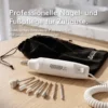 Elektrisches Maniküre-Pediküre-Set mit 7 Aufsätzen