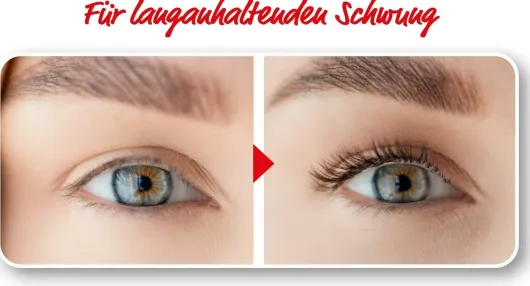 Elektrische Wimpernzange mit Wärme und Clipfunktion, 1 Stück