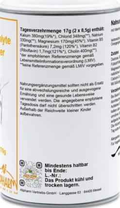 Elektrolyte Pulver 170 G