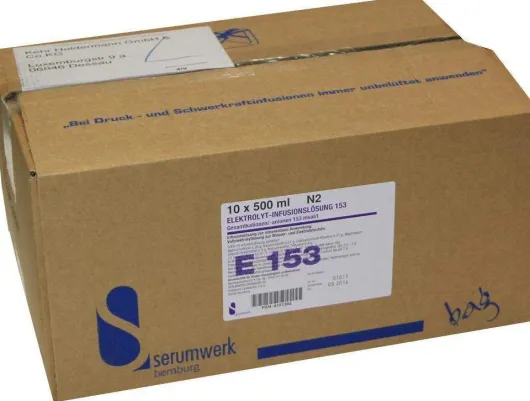 Elektrolyt Infusionslösung 153 Pp-Beutel 10x500 ml Infusionslösung