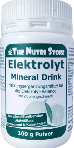 Elektrolyt Mineral Drink Zitrone Pulver 100 G