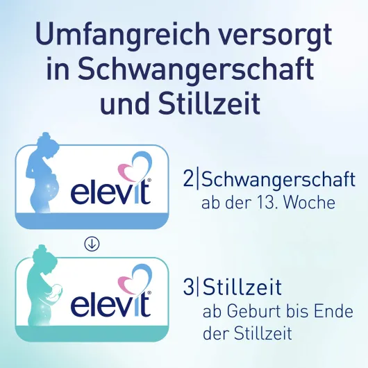 Elevit 2 Schwangerschaft 60 Kapseln + Elevit 3 Stillzeit 60 Weichkapseln