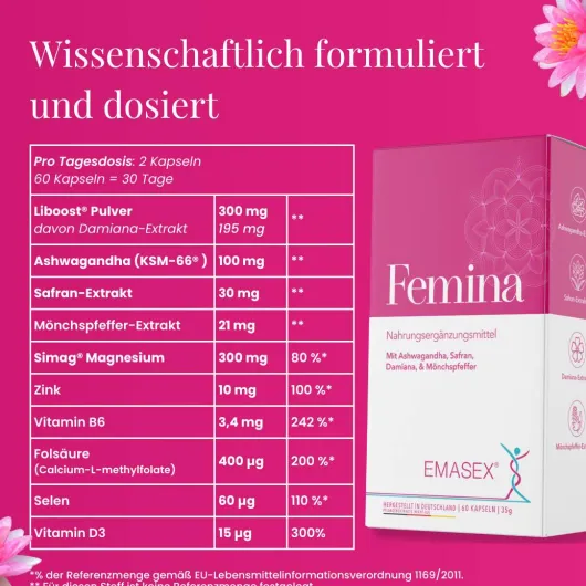 Emasex Femina 60 Kapseln