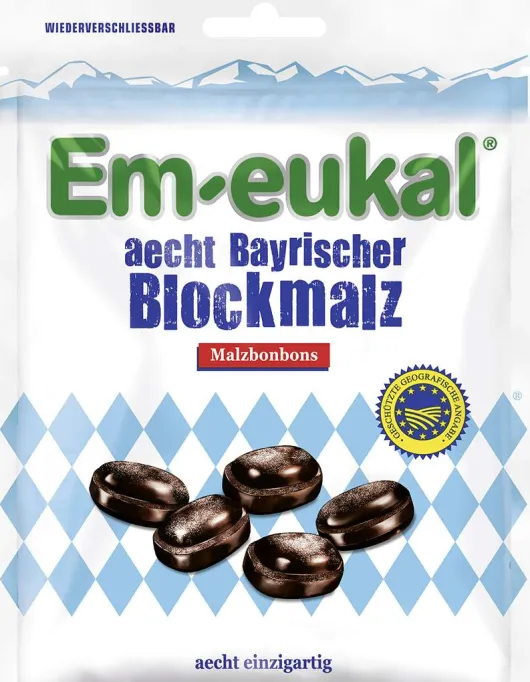 Em Eukal Bonbons Aecht Bayrischer Blockmalz Gg.Azh 100 G