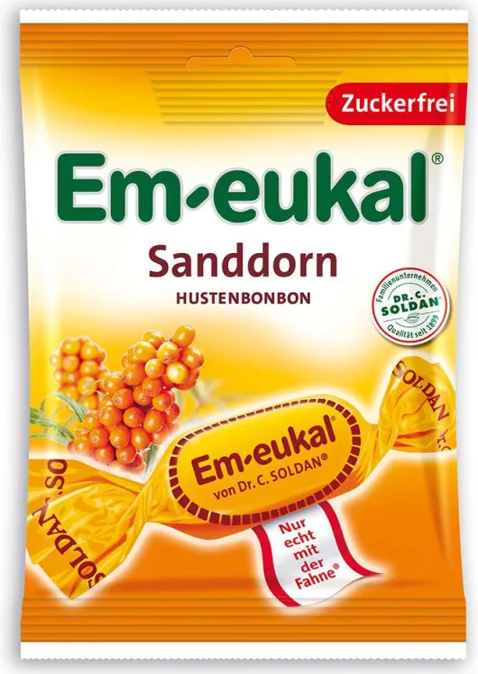 Em Eukal Bonbons Sanddorn Zuckerfrei 75 G Bonbons