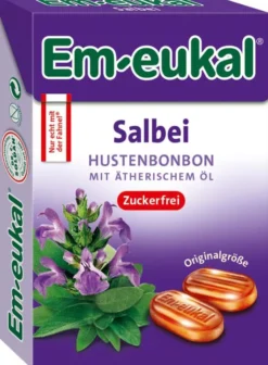 Em Eukal Salbei Bonbons Box 50 G Zuckerfrei