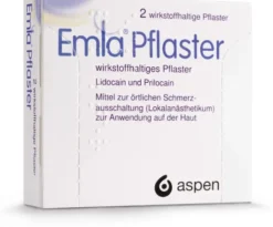 Emla Pflaster 2 X 1 Pflaster