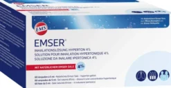 Emser Inhalationslösung Hyperton 4 % 60 X 5 ml Inhalationsampullen