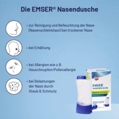Emser Nasendusche mit 4 Beutel Nasenspülsalz