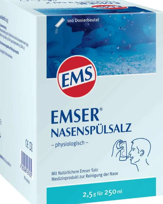 Emser Nasenspülsalz physiologisch 100 Beutel Pulver