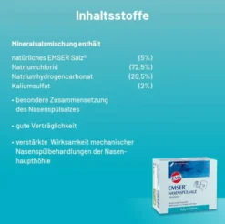 Emser Nasenspülsalz physiologisch 100 Beutel Pulver