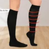 Energy Stützkniestrümpfe Unisex, schwarz Größe 39-42