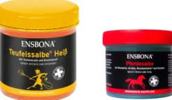 Ensbona Teufelssalbe Heiß 200 ml Salbe + Gratis Pferdesalbe 50 ml Ensbona Classic