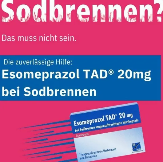 Esomeprazol Tad 20 mg 7 Magensaftresistente Kapseln