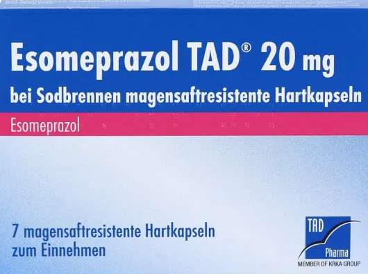 Esomeprazol Tad 20 mg 7 Magensaftresistente Kapseln