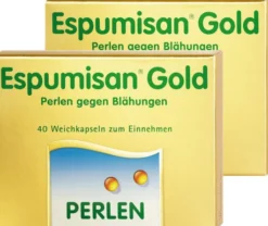 Espumisan Gold Perlen gegen Blähungen 2 x 40 Stück