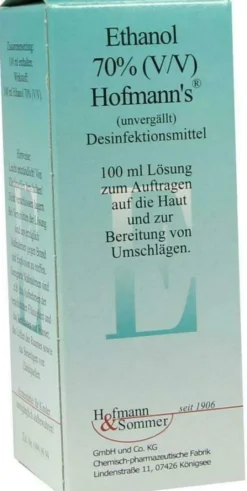 Ethanol 70% Hofmanns 100 ml Lösung