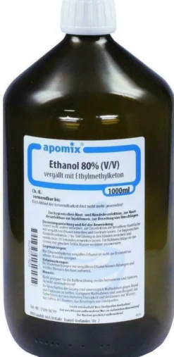 Ethanol Mek Denaturatum 80 % 1 L