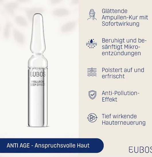 Eubos Hyaluron Deep Effect 7 X 2 ml Ampullen