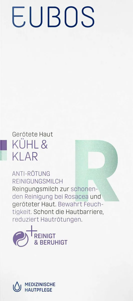 Eubos Kühl & Klar Anti-Rötung Reinigungsmilch 150 ml