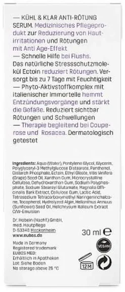 Eubos Kühl & Klar Anti-Rötung Serum 30 ml