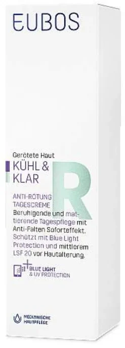 Eubos Kühl & Klar Anti-Rötung Tagescreme LSF20 40 ml