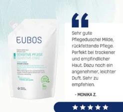 Eubos Sensitive Dusch & Creme 400 ml Nachfüllbeutel