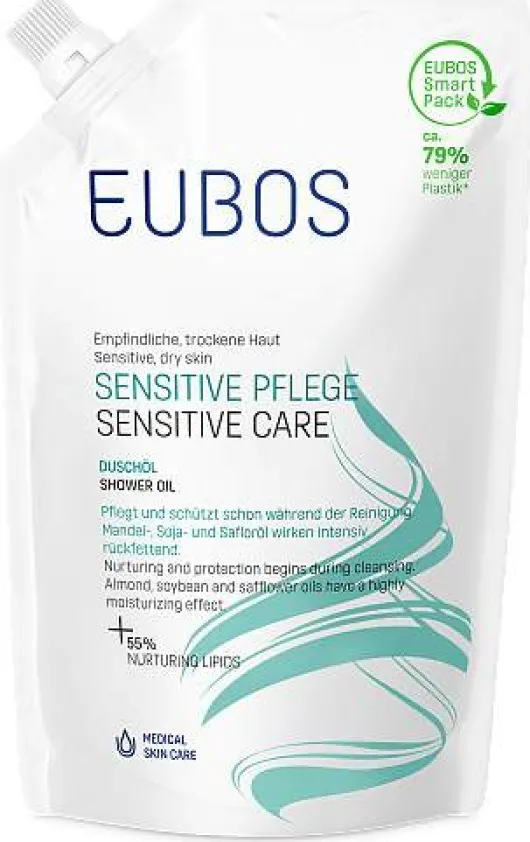 Eubos Sensitive Duschöl F Nachfüllbeutel 400 ml Öl