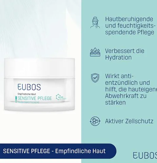 Eubos Sensitive Feuchtigkeitscreme Tagespflege 50 ml