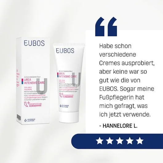 Eubos trockene Haut Urea 10 % Fußcreme 100 ml