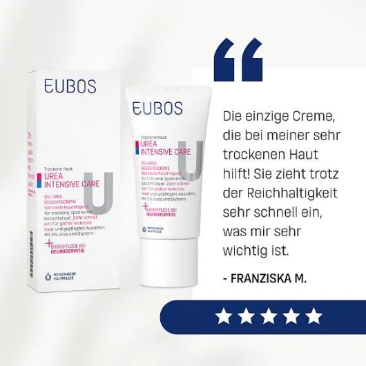 Eubos Trockene Haut Urea 5% Handcreme 75 ml Creme