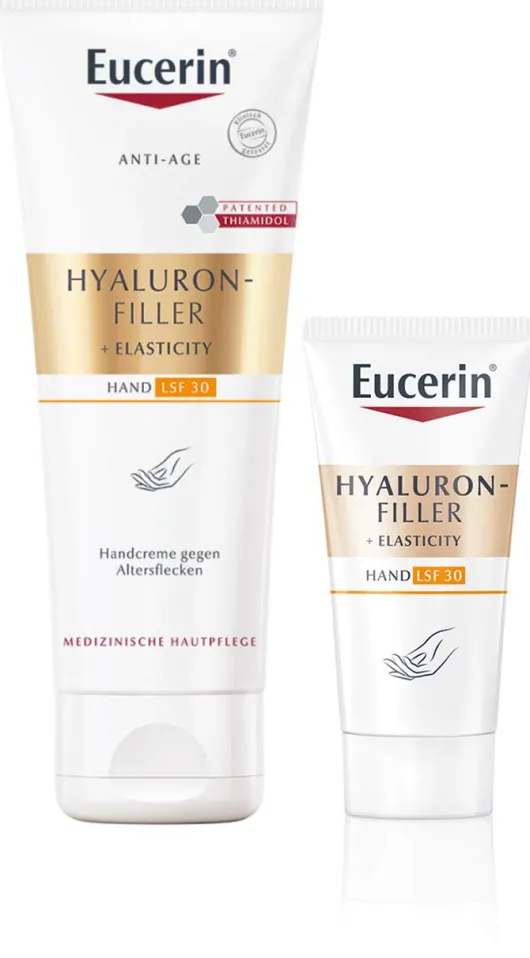 Eucerin Age Hyaluron Filler + Elasticity Handcreme LSF 30 75 ml + gratis Elasticity Handcreme 20 ml