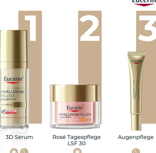 Eucerin Anti-Age Hyaluron-Filler + Elasticity Rose Tag LSF 30 Refill 50 ml