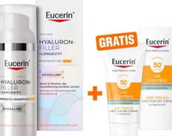 Eucerin Anti-Age Hyaluron-Filler Epigenetic LSF 30 50 ml Tagescreme + gratis Eucerin Sun Oil Control Gel-Creme 20 ml