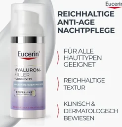 Eucerin Anti-Age Hyaluron-Filler Epigenetic Nachtpflege 50 ml Creme