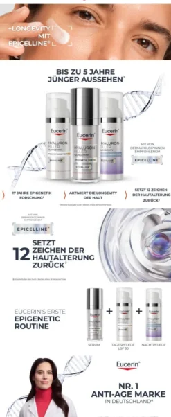 Eucerin Anti-Age Hyaluron-Filler Epigenetic Nachtpflege 50 ml Creme
