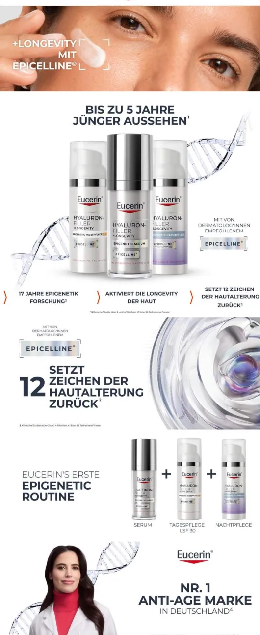 Eucerin Anti-Age Hyaluron-Filler Epigenetic Nachtpflege 50 ml Creme