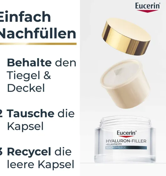 Eucerin Anti-Age Hyaluron-Filler + Elasticity Nacht Refill 50 ml