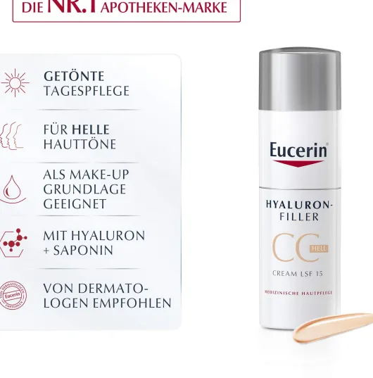 Eucerin Anti Age Hyaluron Filler Cc Hell Cream 50 ml Creme
