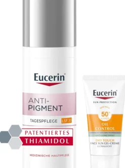 Eucerin Anti-Pigment Tagespflege LSF30 50 ml Creme + gratis Sun Gel-Creme Oil Control 20 ml