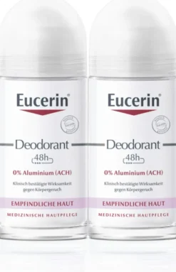 Eucerin Deodorant Roll-On 0% Aluminium 2 x 50 ml