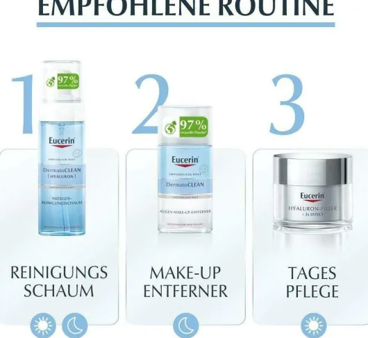 Eucerin Dermatoclean Augen Make-Up Entferner 125 ml
