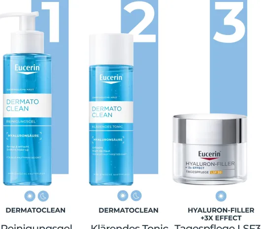 Eucerin DermatoClean Hyaluron Reinigungsgel 200 ml