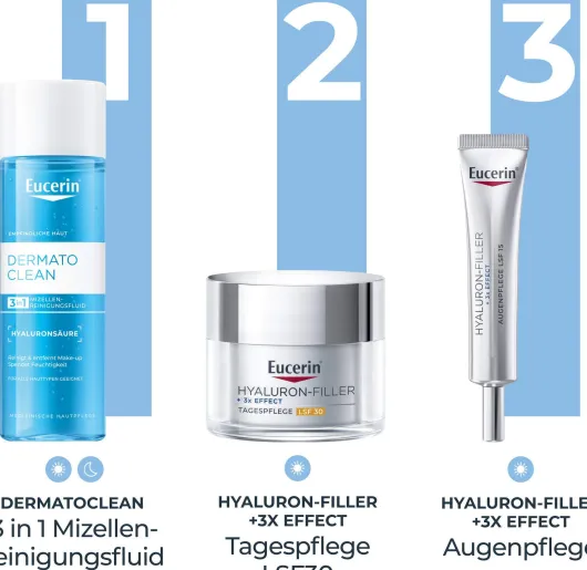 Eucerin Dermatoclean Hyaluron Mizellen Reinigungsfluid 3in1 200 ml